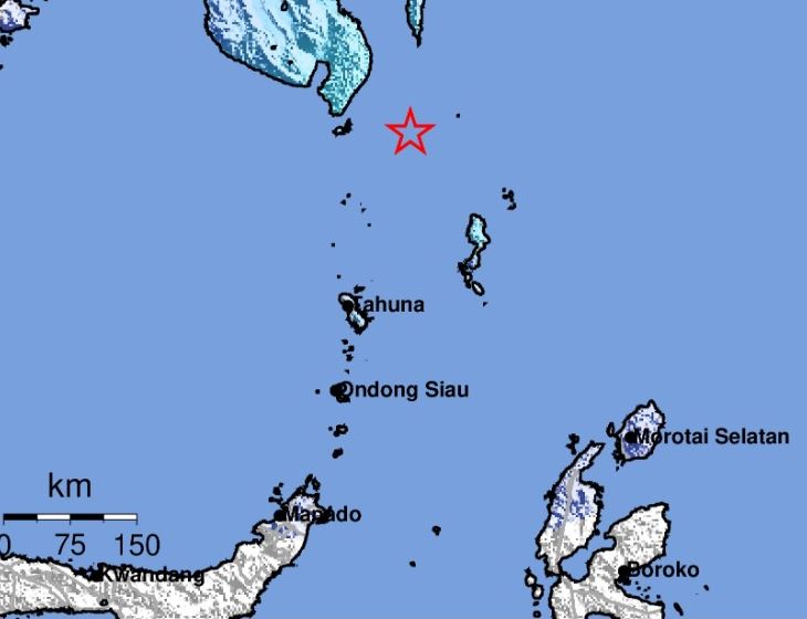 Gempa Terkini M5,6 Guncang Kepulauan Talaud, Tidak Berpotensi Tsunami