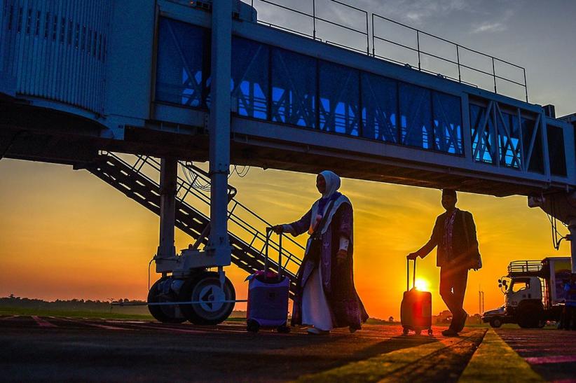 Momen Bahagia Jemaah Haji Berangkat ke Tanah Suci - Bagian 2