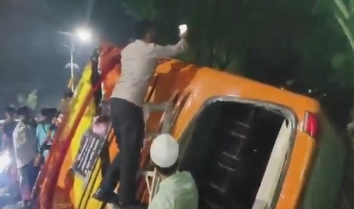 Bus Rombongan Warga Citeureup Kecelakaan di Pandeglang, 60 Luka-Luka