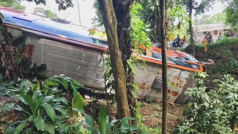 Kronologi Bus PO Parahyangan Kecelakaan di Pandeglang, Sempat Oleng lalu Terguling