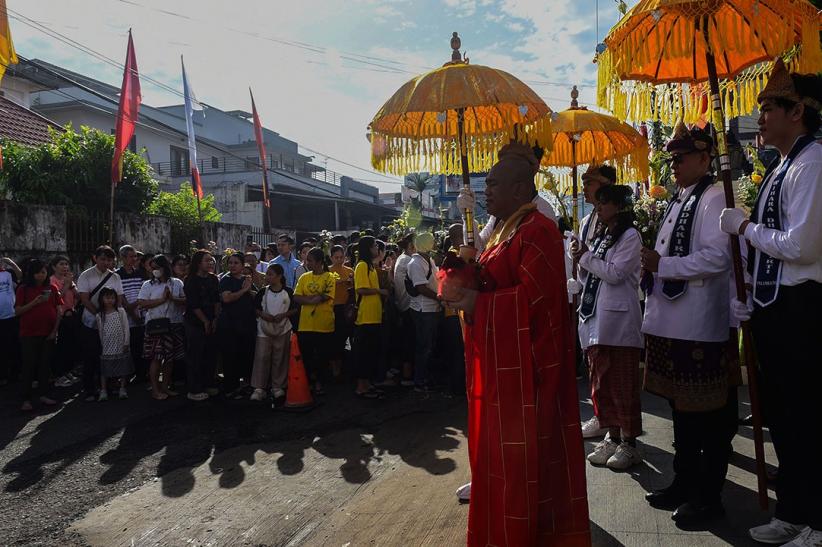 Upacara Tri Suci Waisak 2025 di Palembang Belangsung Aman dan Lancar - Bagian 1