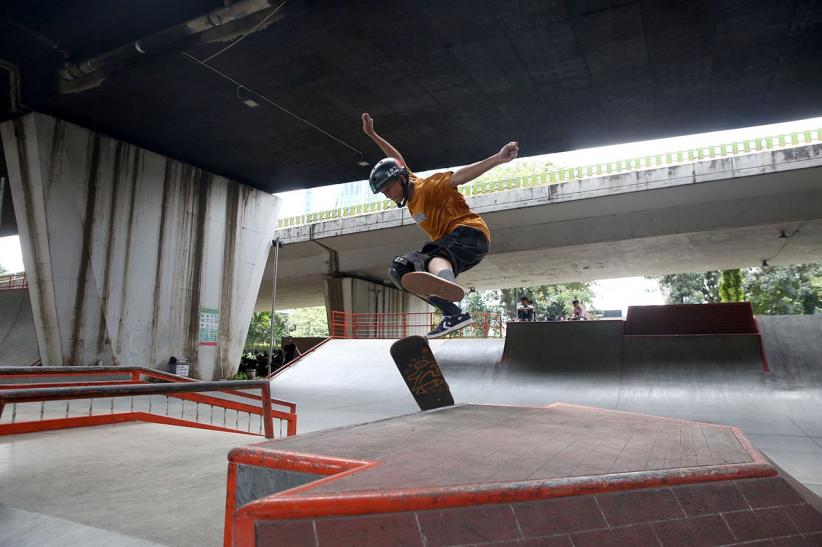 Skatepark Slipi Hidupkan Kolong Flyover Jadi Surga Skateboard dan BMX - Bagian 1