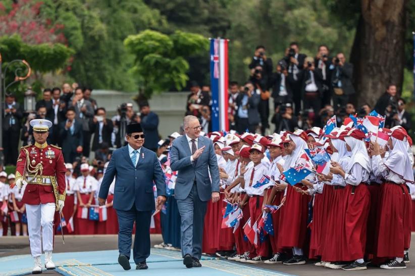 Presiden Prabowo Menyambut Hangat PM Australia Anthony Albanese - Bagian 1