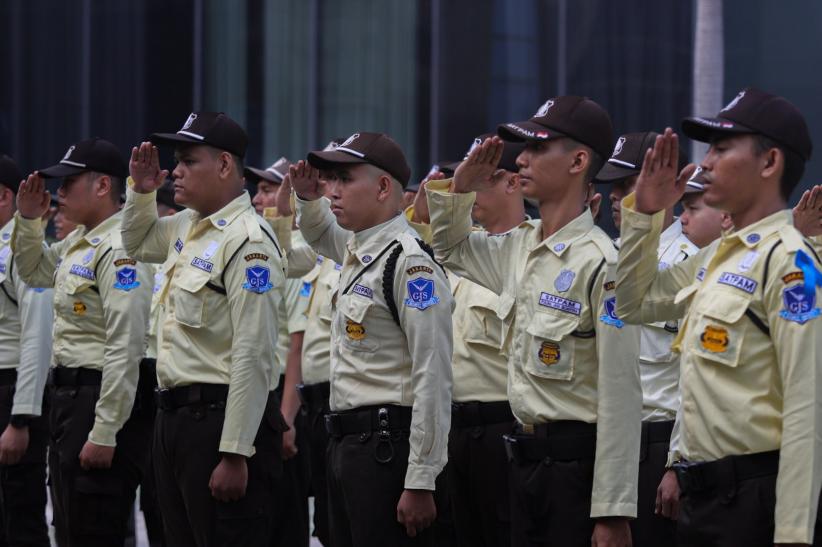 44 Satpam Gada Pratama Dilatih Instruktur dari Polda Metro Jaya - Bagian 5