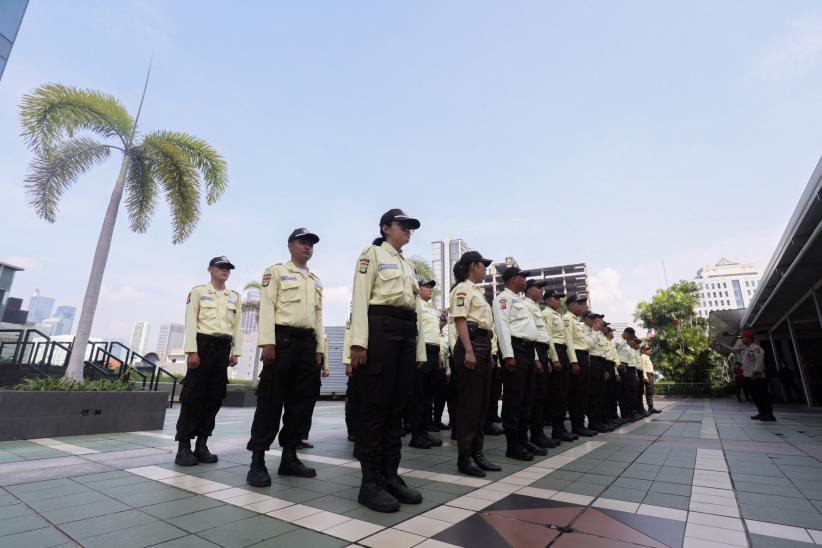 44 Satpam Gada Pratama Dilatih Instruktur dari Polda Metro Jaya - Bagian 3