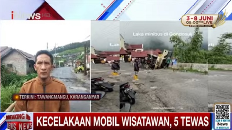 Kecelakaan Maut Minibus di Tawangmangu, Warga Beramai-ramai Evakuasi Belasan Korban