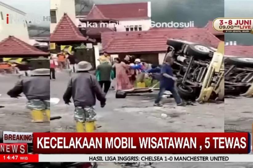 Kesaksian Warga Ungkap Kengerian Kecelakaan di Tawangmangu, Penumpang Terlempar Keluar