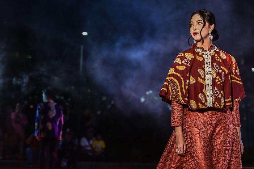 Potret Peragaan Busana Wastra Sumatera Selatan - Bagian 3