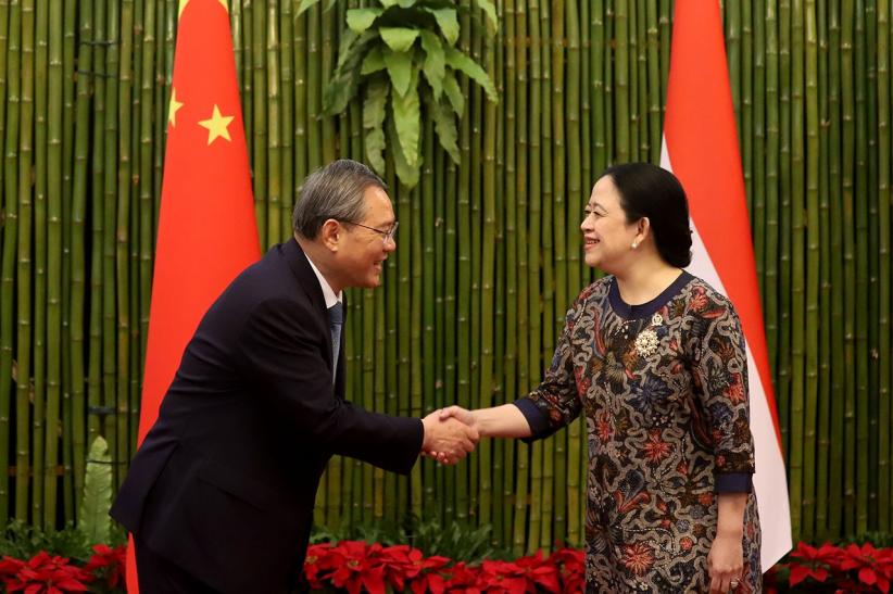 Foto-Foto Pertemuan Ketua DPR Puan Maharani dengan PM China Li Qiang - Bagian 2