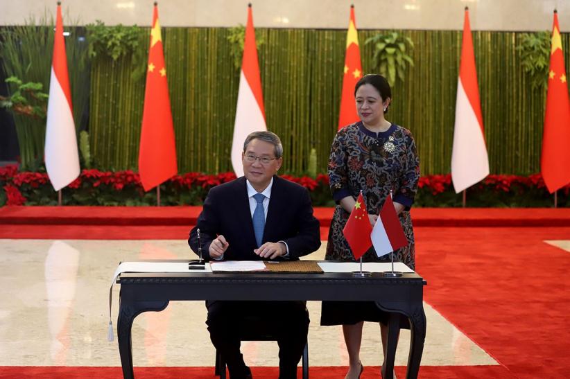 Foto-Foto Pertemuan Ketua DPR Puan Maharani dengan PM China Li Qiang - Bagian 3