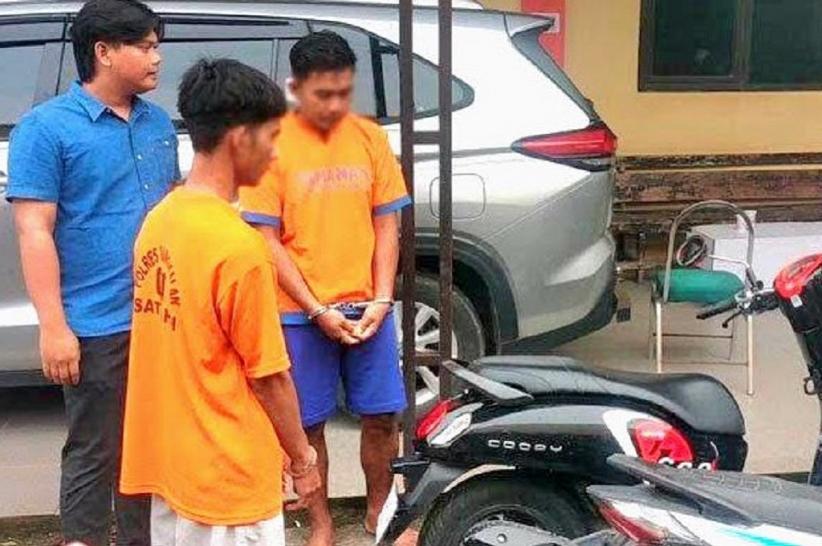 Terekam CCTV Curi Motor Mahasiswa, 2 Pemuda Sampang Ditangkap Kurang dari 24 Jam