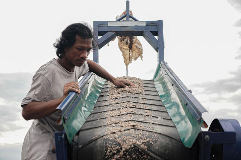 Nelayan Cilincing Daur Ulang Limbah Cangkang Kerang Jadi Material Bangunan - Bagian 4