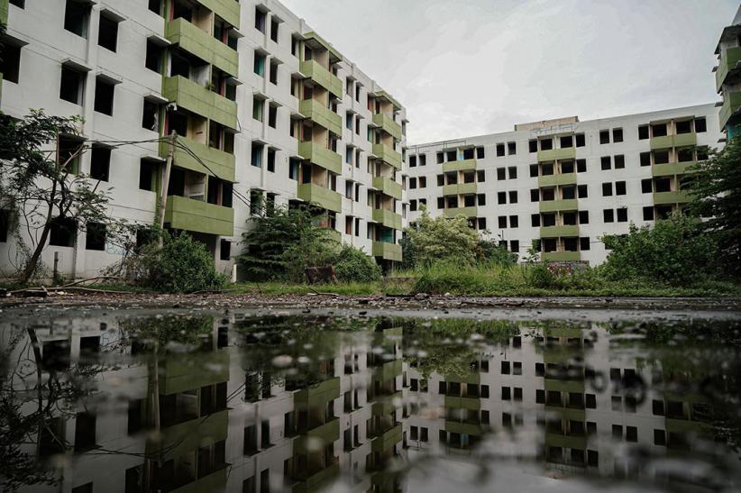 Penampakan Rusun Marunda Terbengkalai, Seram Tak Berpenghuni - Bagian 1