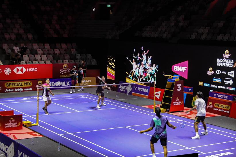 Suasana Istora Senayan Jelang Indonesia Open 2025 - Bagian 2