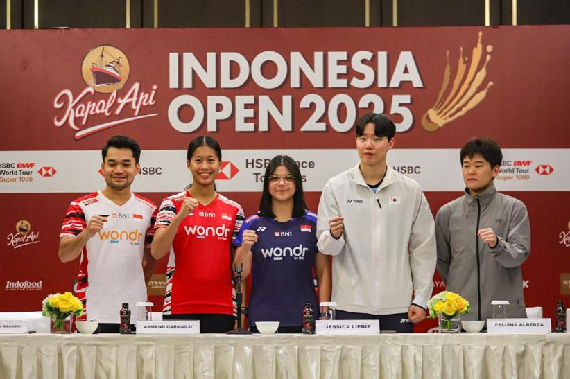 Turnamen Bulu Tangkis Indonesia Open 2025 Berlangsung di Istora Senayan - Bagian 3
