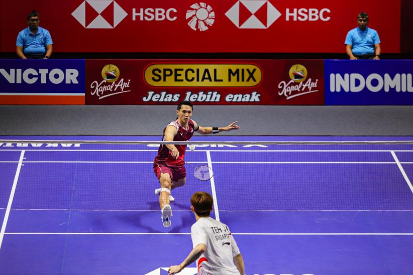Indonesia Open 2025: Jonatan Christie Tumbangkan Pebulu Tangkis Singapura - Bagian 3