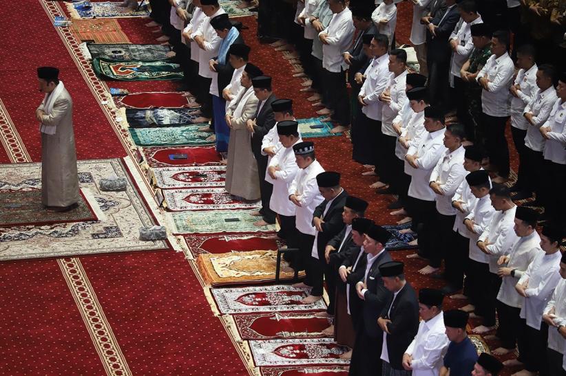 Momen Presiden Prabowo Salat Iduladha di Masjid Istiqal - Bagian 3