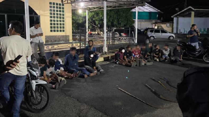 Meresahkan, Belasan Anggota dan Pentolan Geng Motor di Pasaman Barat Ditangkap