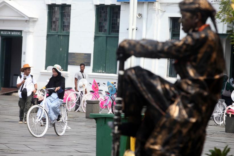 Suasana Kota Tua Jakarta saat Libur Cuti Bersama Iduladha - Bagian 4