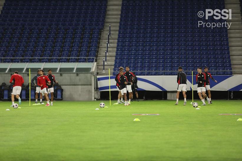 Intip Latihan Skuad Garuda Jelang Laga Timnas Indonesia vs Jepang - Bagian 3