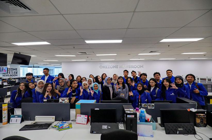 Antusiasme Mahasiswa Universitas Paramadina Berkunjung ke Redaksi Okezone - Bagian 6