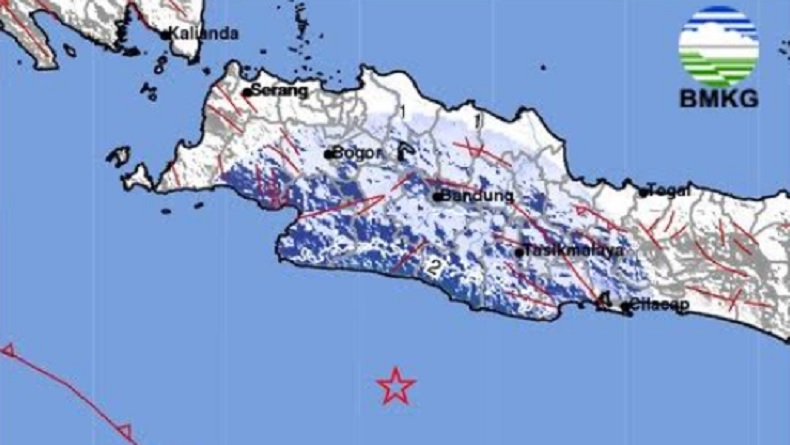Pusat Gempa Terkini 2 Menit yang Lalu di Garut M 4,9, BMKG Ungkap Penyebabnya