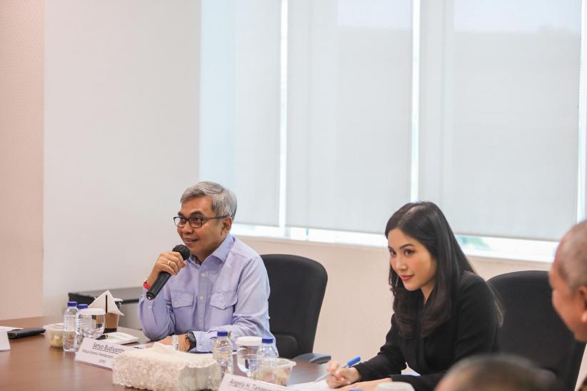 Pimpinan KPK dan Dewas Disambut Hangat Angela Tanoesoedibjo di iNews Tower - Bagian 5