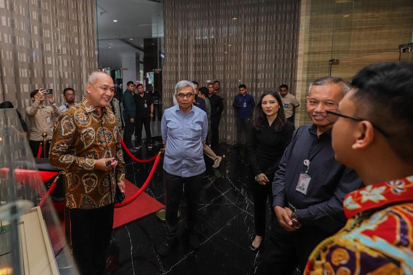 Pimpinan KPK dan Dewas Disambut Hangat Angela Tanoesoedibjo di iNews Tower - Bagian 6