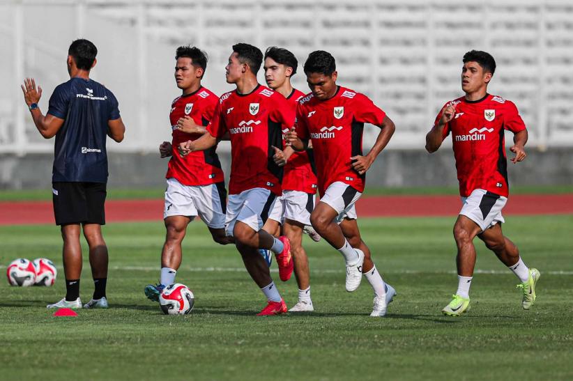 Timnas Indonesia U-23 Latihan Perdana Jelang Piala AFF 2025 - Bagian 3