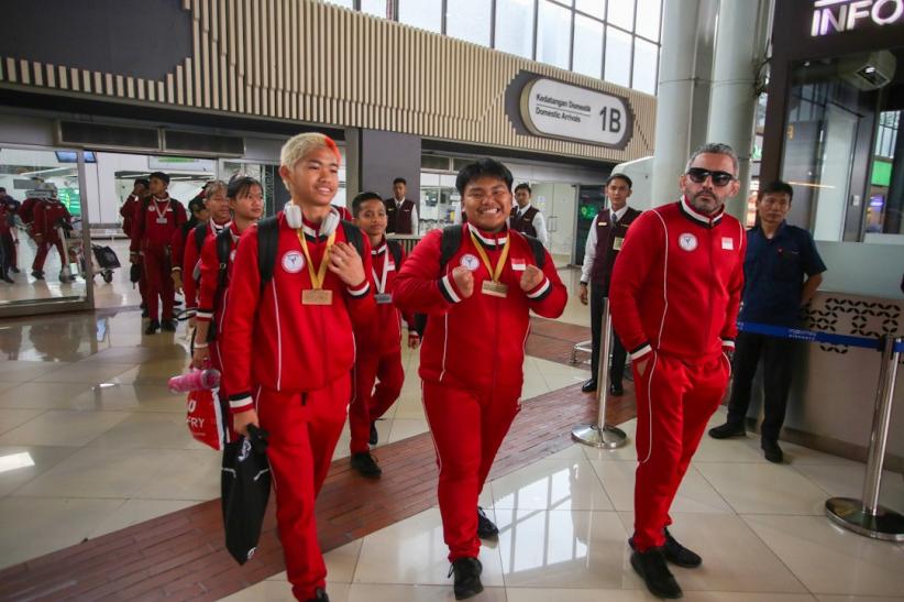 Penyambutan Atlet Timnas MMA Indonesia Usai Borong Medali di Brasil - Bagian 6