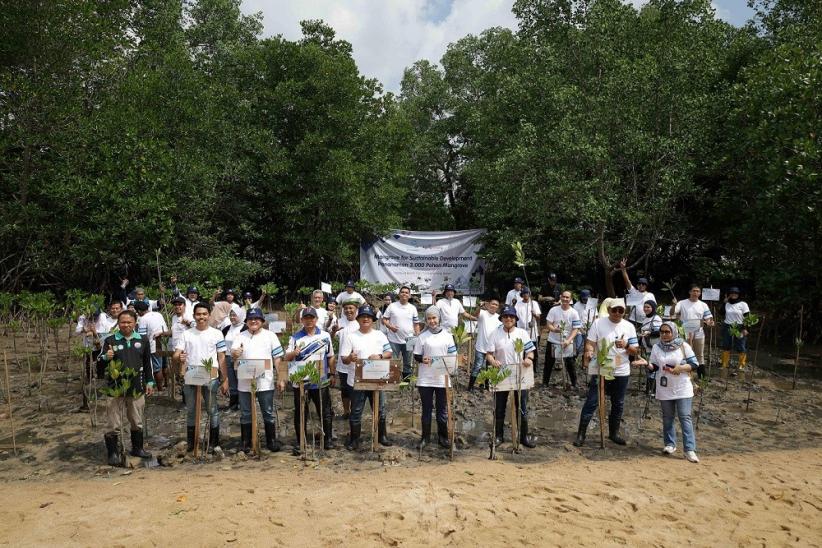 Aksi Penanaman 3.000 Bibit Mangrove di Batam - Bagian 2