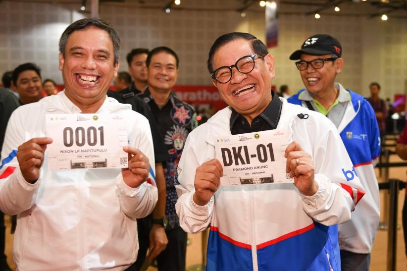 Pramono Anung Pamer BIB BTN Jakim 2025 Bernomor DKI-01 - Bagian 2