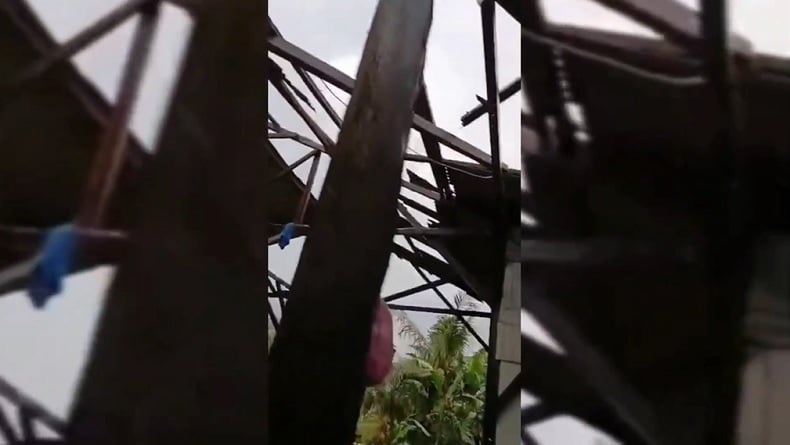 72 Rumah di Lampung Selatan Rusak Diterjang Puting Beliung, Terbanyak di Desa Sumber Nadi