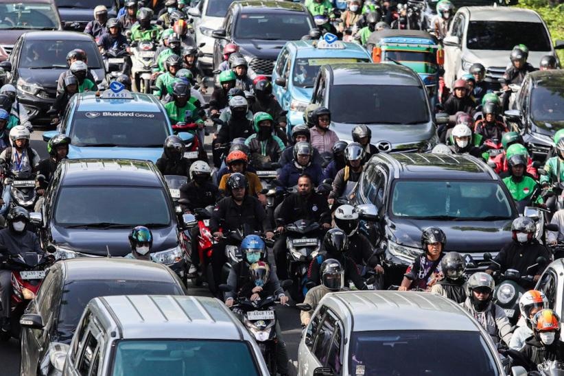 Penampakan Kemacetan Jalanan Jakarta Hari Ini - Bagian 2