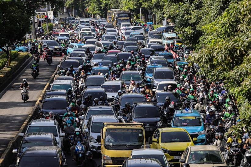 Penampakan Kemacetan Jalanan Jakarta Hari Ini - Bagian 4