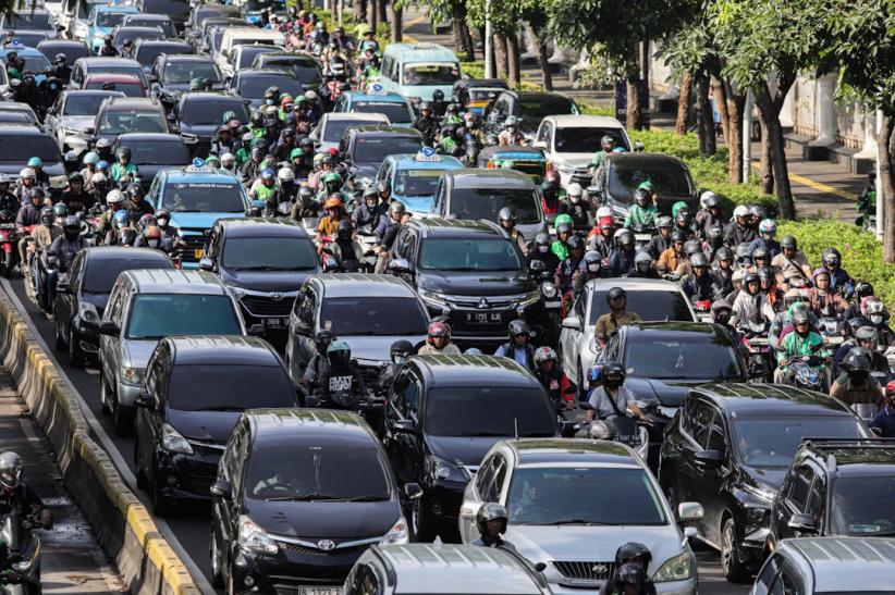 Penampakan Kemacetan Jalanan Jakarta Hari Ini - Bagian 3