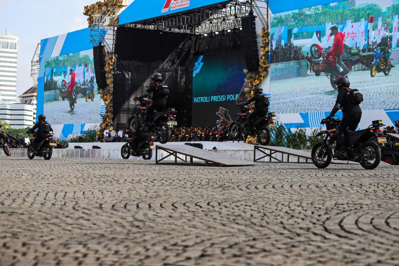 Puncak Peringatan Hari Bhayangkara ke-79 di Monas - Bagian 5