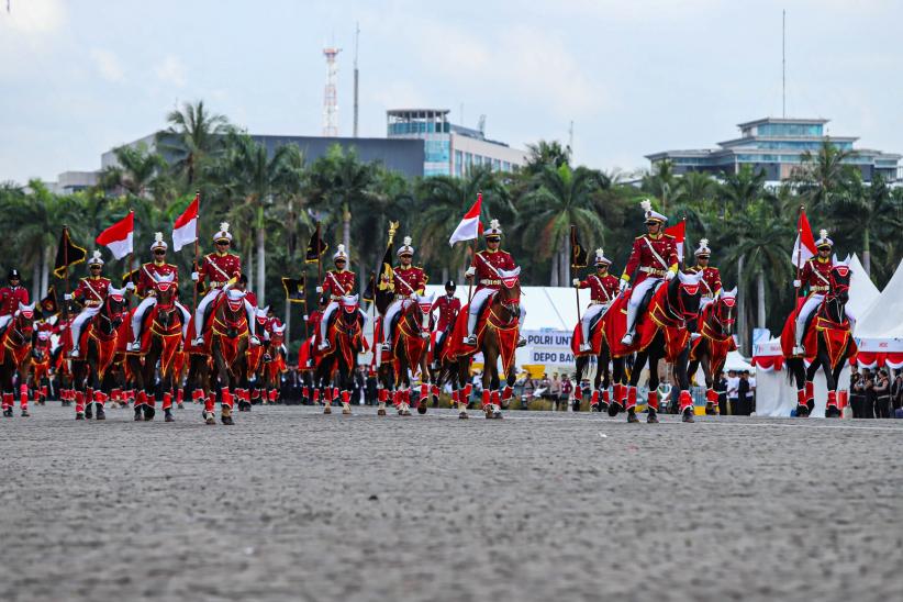 Puncak Peringatan Hari Bhayangkara ke-79 di Monas - Bagian 4