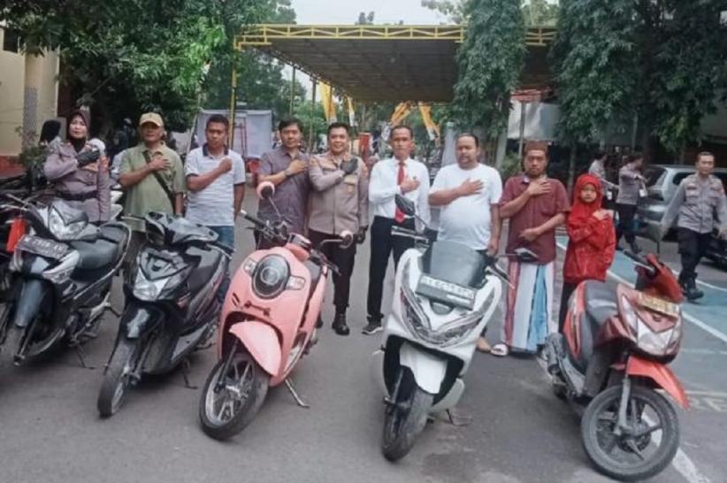 Kabar Baik! Korban Curanmor Bisa Datang Ambil Motor di Polres Bangkalan, Ini Syaratnya
