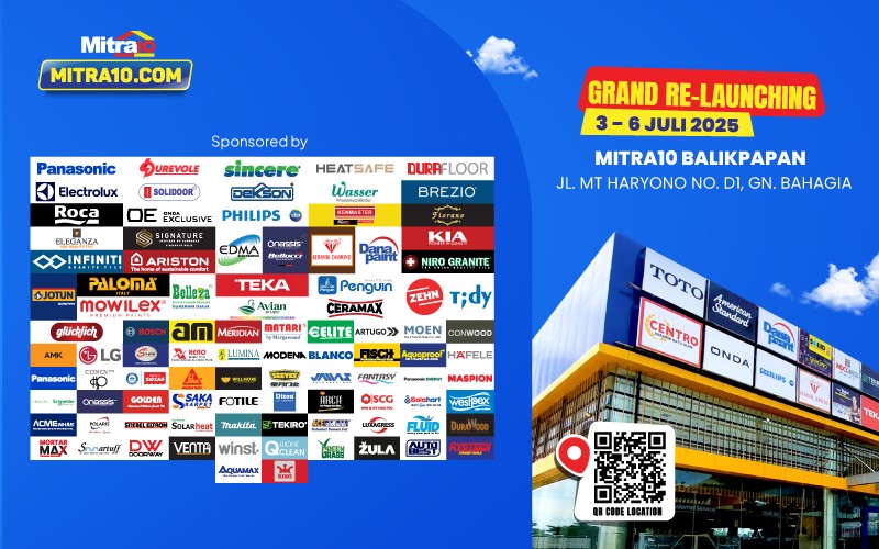 Mitra10 Balikpapan Hadir dengan Wajah Baru: Kini Lebih Luas, Lengkap, dan Nyaman!