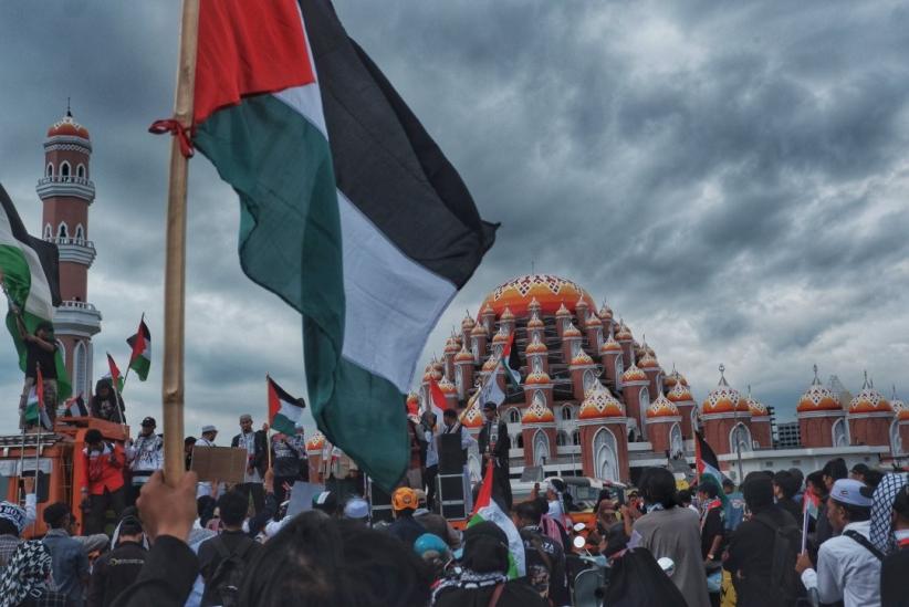 Aksi Solidaritas untuk Palestina di Makassar - Bagian 2