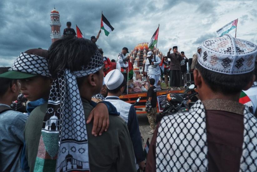 Aksi Solidaritas untuk Palestina di Makassar - Bagian 4