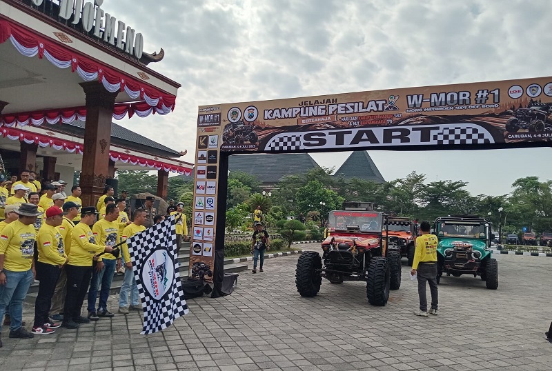 Offroad Jelajah Kampung Pesilat Bersahaja, Bupati Madiun Ajak Masyarakat Perkuat Jati Diri