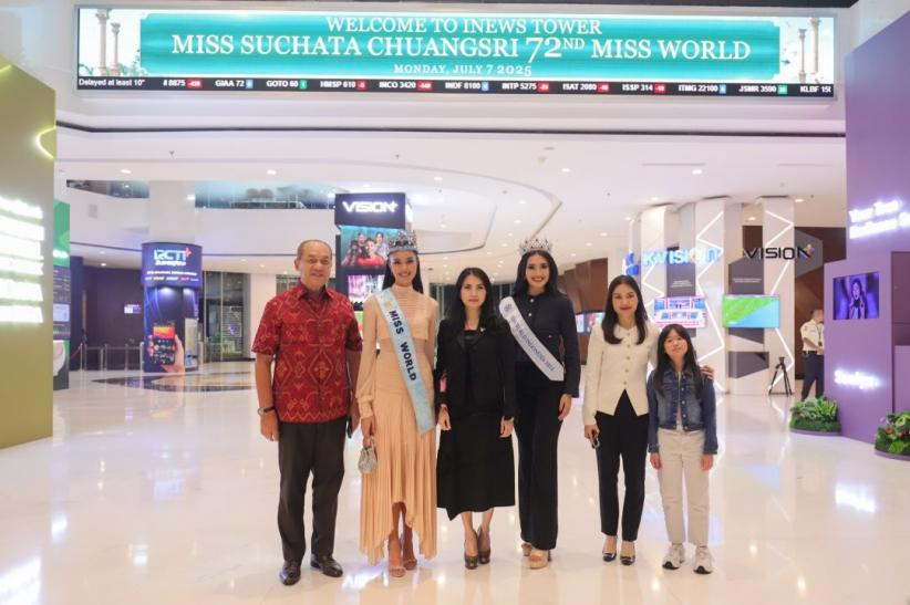 Eksklusif! Momen Miss World 2025 Opal Suchata Kunjungi vozpublica Tower - Bagian 9