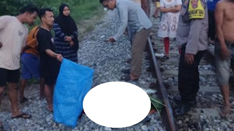 IRT di Padang Pariaman Tertabrak Kereta hingga Terseret Bersama Motornya, Kondisi Mengenaskan