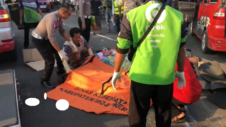 Kronologi Kakek dan Cucu Tewas Terlindas Truk di Mojokerto, Perjalanan Menuju ke Sekolah