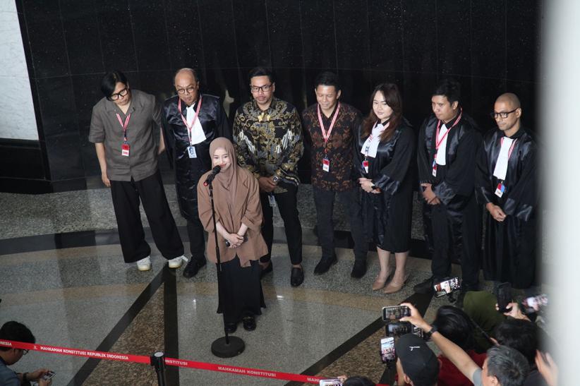 Potret Lesti Kejora Jadi Saksi Sidang MK Soal Hak Cipta - Bagian 4