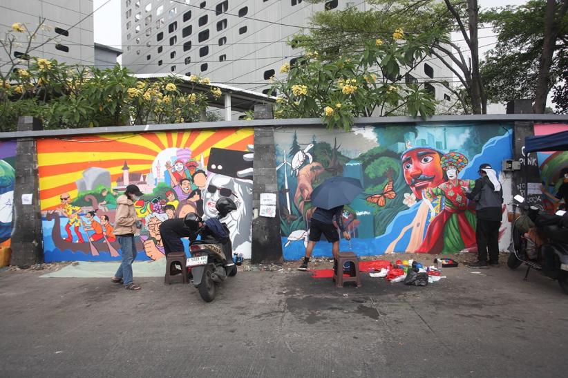 Festival Kali Pasir 2025 Hidupkan Cikini Lewat Kompetisi Mural - Bagian 5