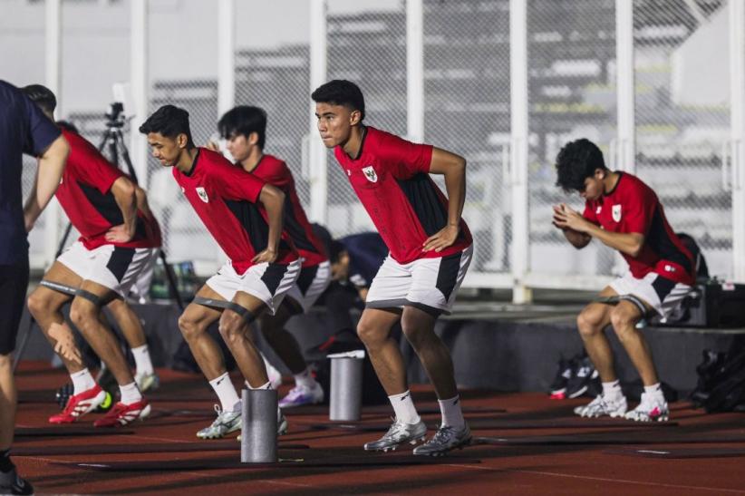  Timnas Indonesia Latihan Jelang Hadapi Vietnam di Final Piala AFF U-23 2025 - Bagian 3