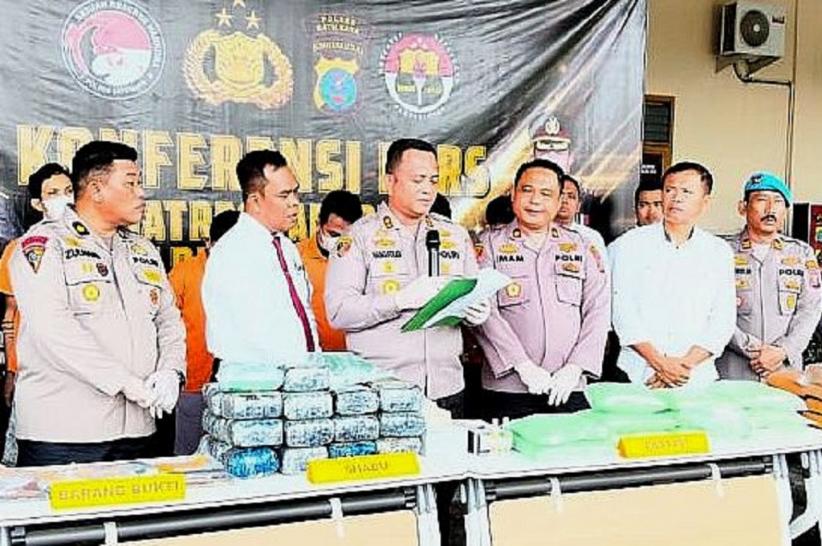 Polres Batu Bara Gagalkan Penyelundupan 29 Kg Sabu dan 60.000 Butir Lebih Ekstasi